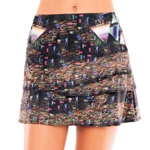 Lucky in Love Golden Age Scalloped Tennis Skort XL